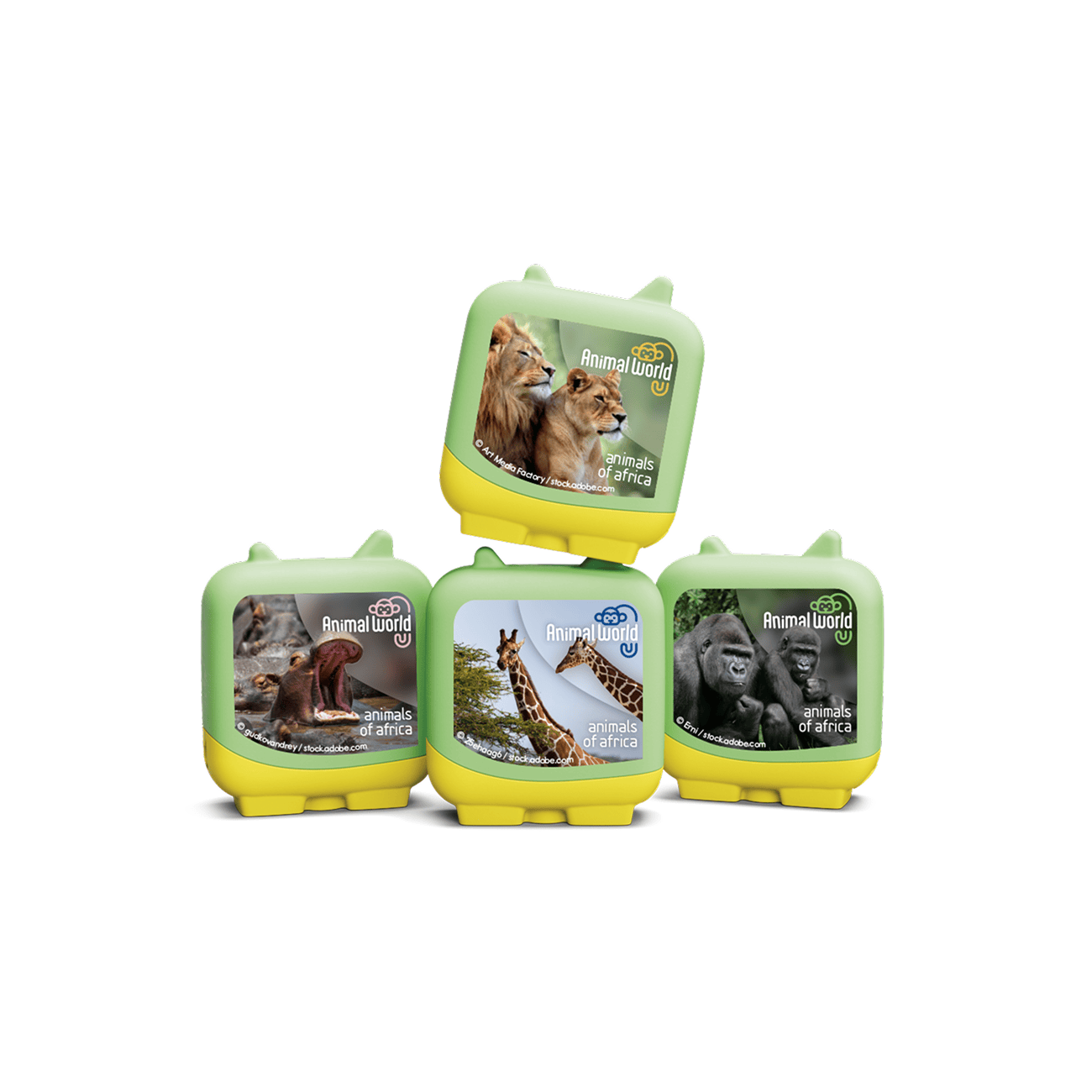 Animal World Animals of Africa Clever Tonies - 4 Pack image 0