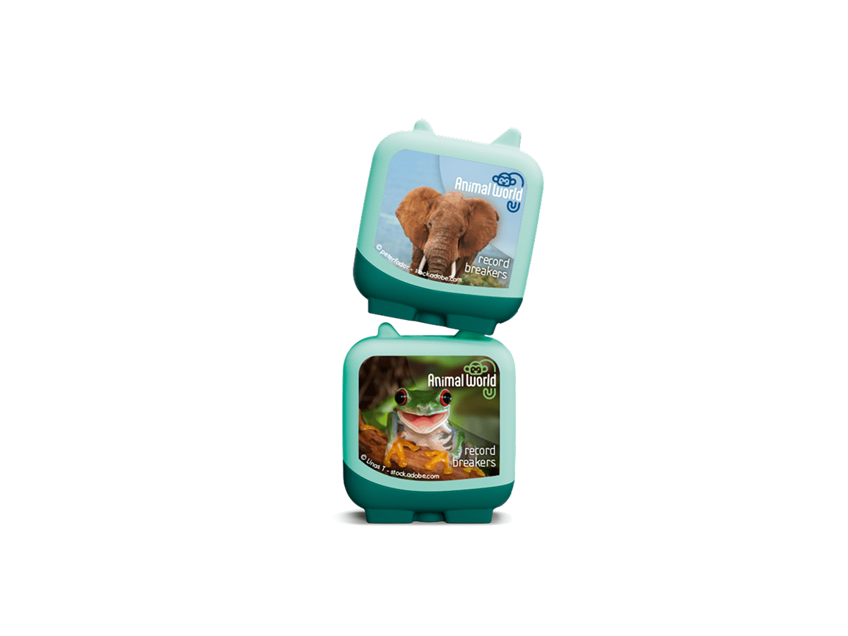 Animal World Elephant and Frog Clever Tonies - 2 Pack image 1