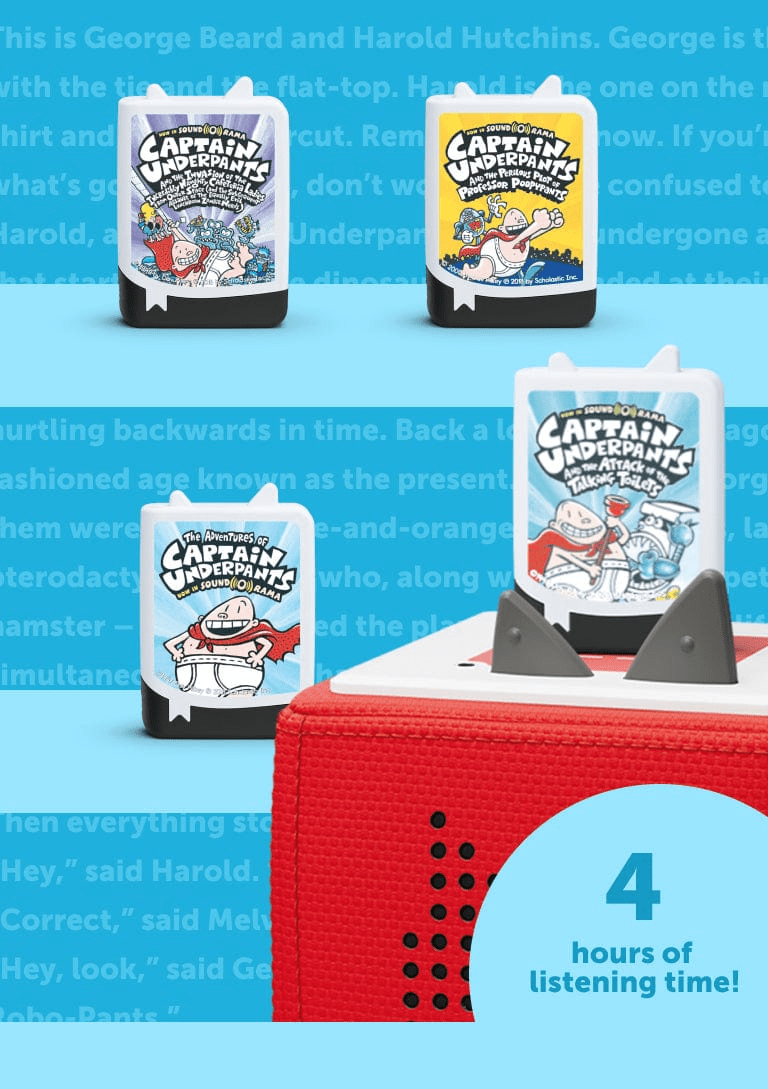 Captain Underpants Audiobook Tonies - 4 Pack image 8