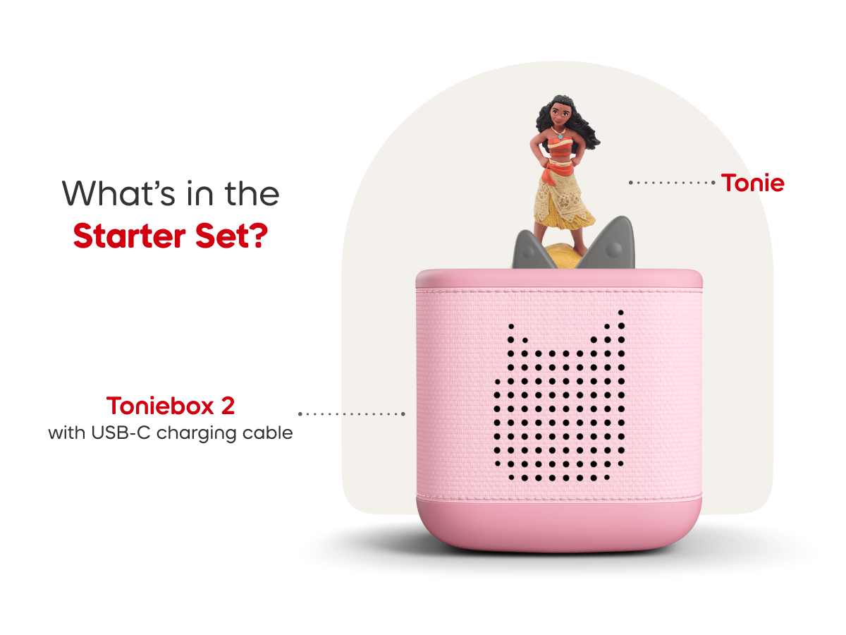 Disney Moana Toniebox 2 Starter Set - Cloud Pink image 4