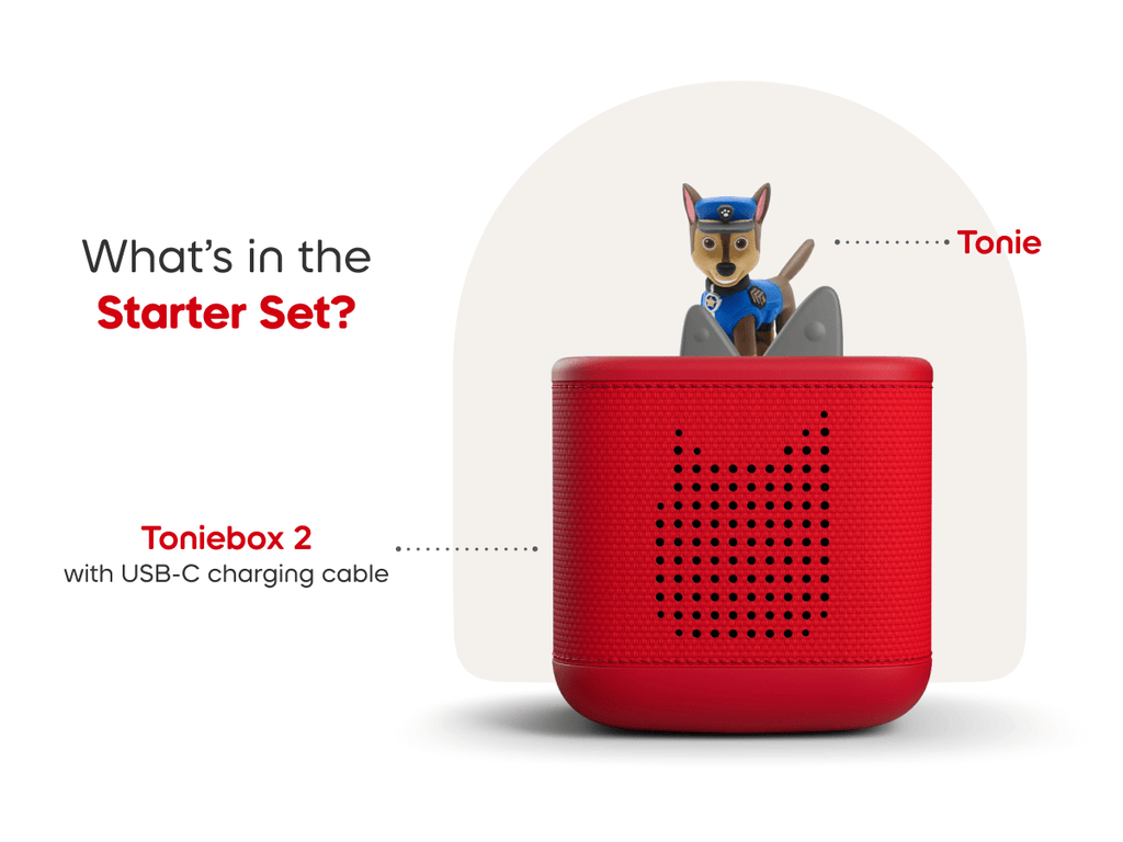 PAW Patrol: Chase Toniebox 2 Starter Set- Sunset Red image 4