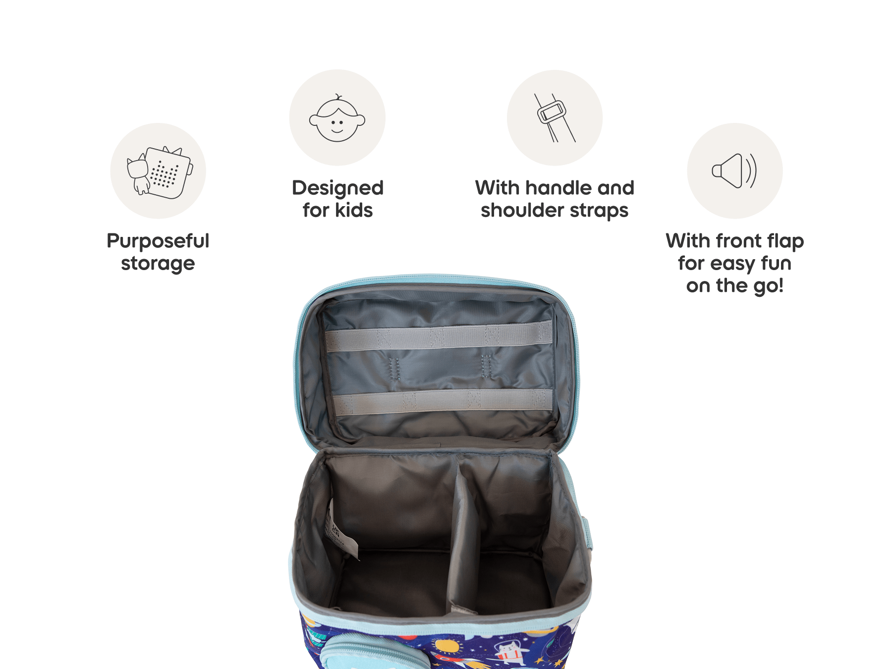 Listen & Go Bag for Toniebox - Blue Stargazing image 4