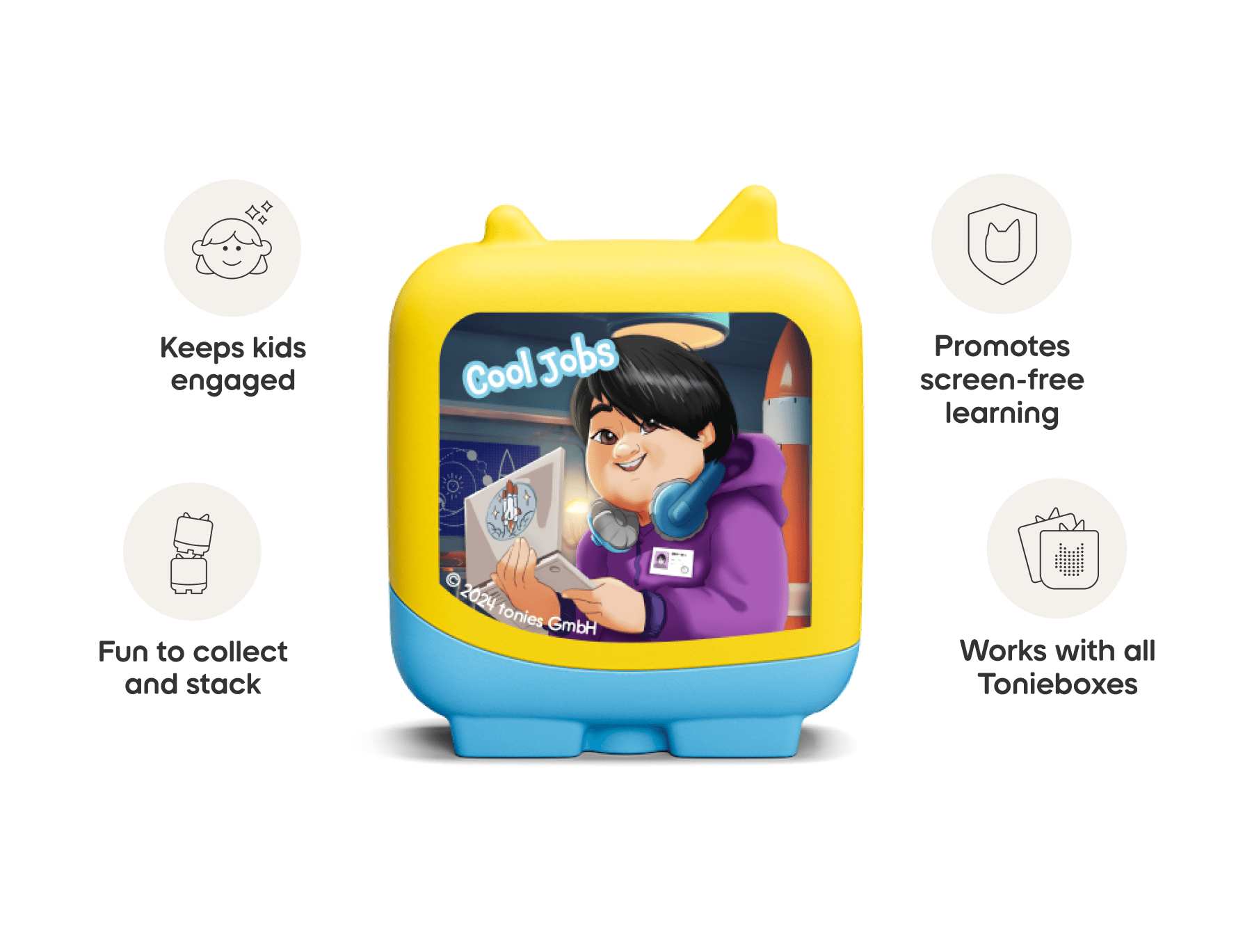 Cool Jobs Rocket Scientist and Pizza Maker Clever Tonies - 2 Pack image 8