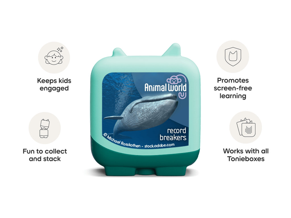 Animal World Cheetah and Blue Whale Clever Tonies - 2 Pack image 8