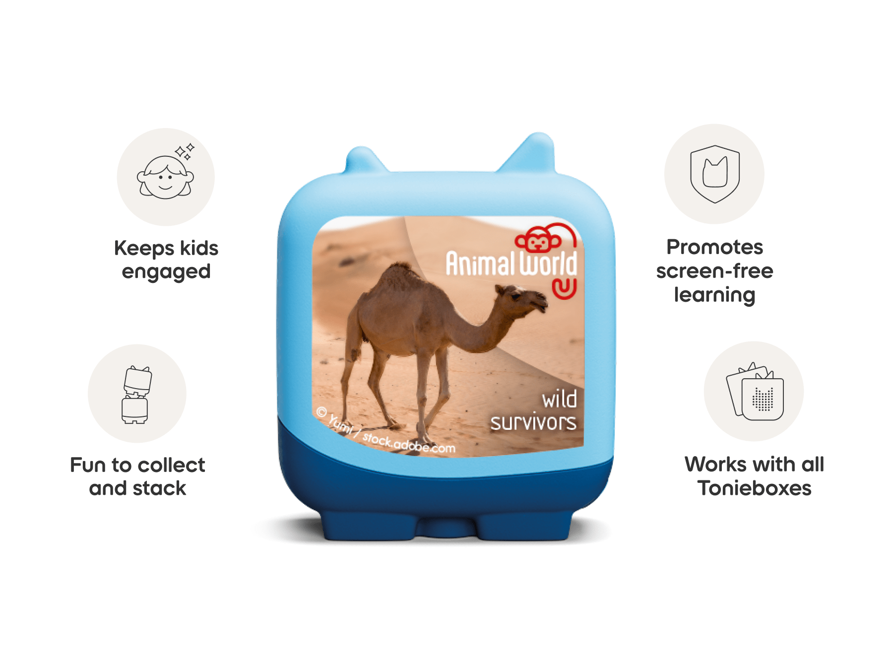 Animal World Wild Survivors Clever Tonies - 4 Pack image 9