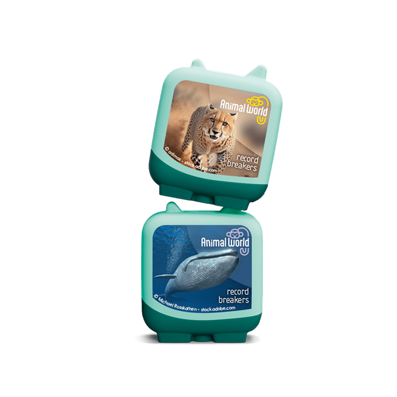 Animal World Cheetah and Blue Whale Clever Tonies - 2 Pack image 6