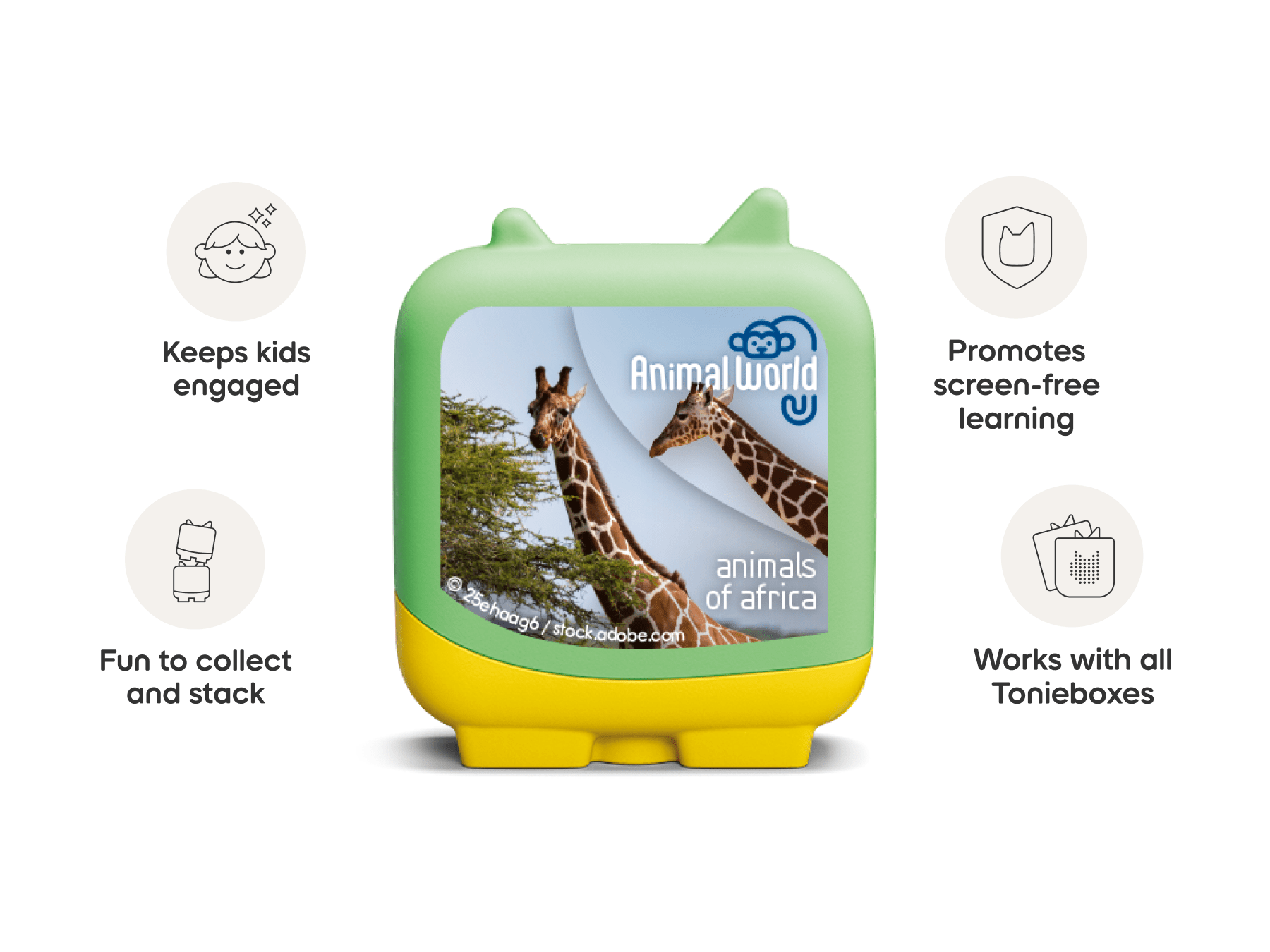 Animal World Animals of Africa Clever Tonies - 4 Pack image 10