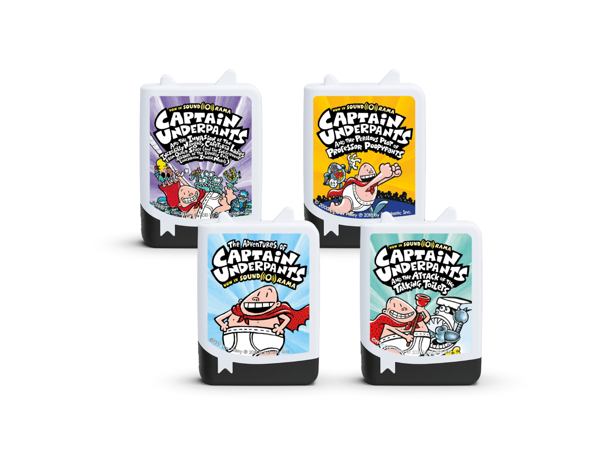 Captain Underpants Audiobook Tonies - 4 Pack image 1