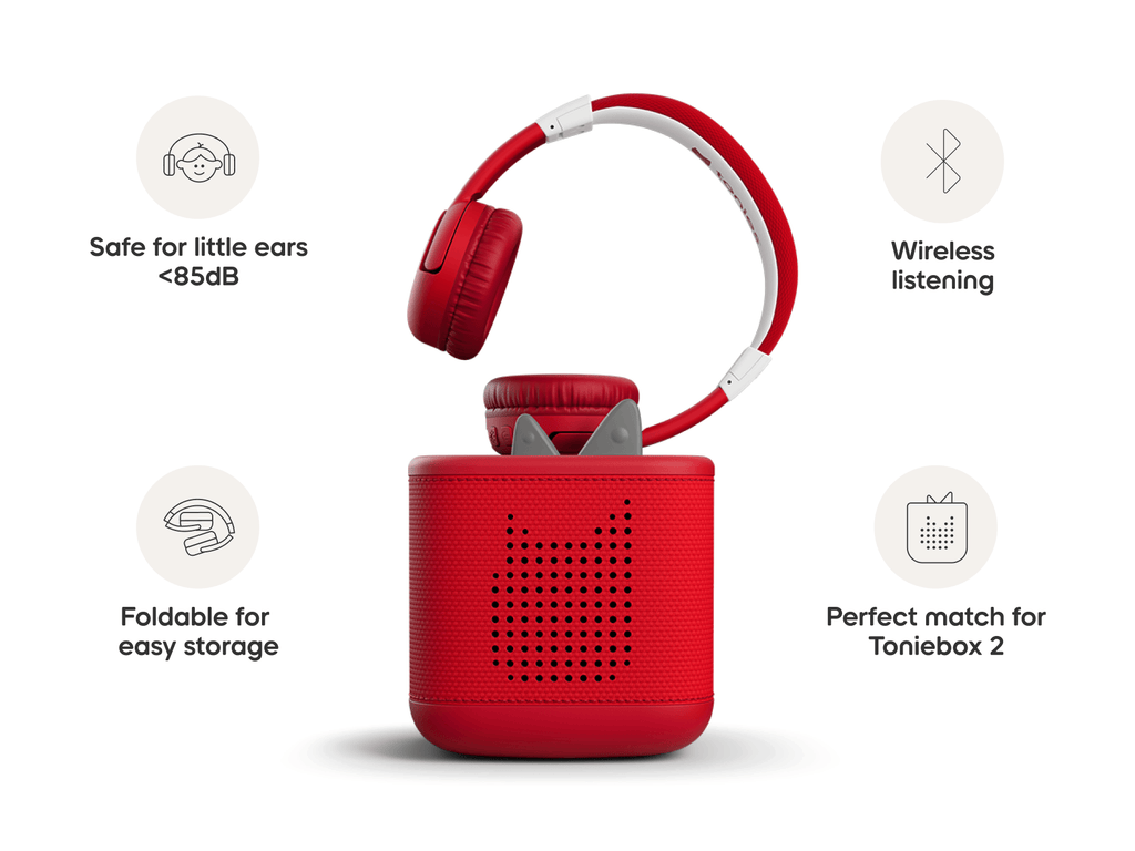 Bluetooth Headphones: Sunset Red image 4