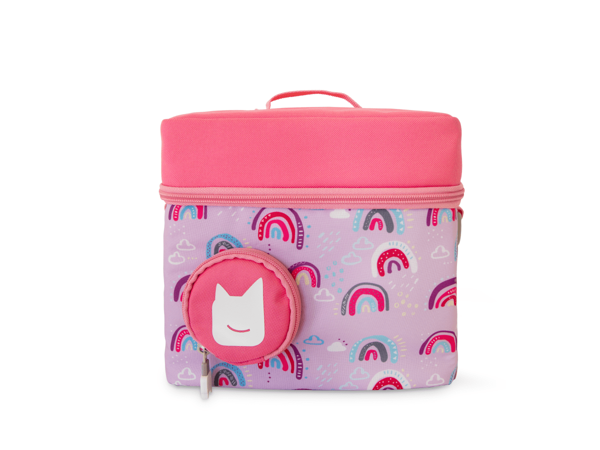Listen & Go Bag for Toniebox - Pink Over The Rainbow image 1